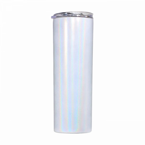 20oz rainbow holographic shimmer Straight Tumbler
