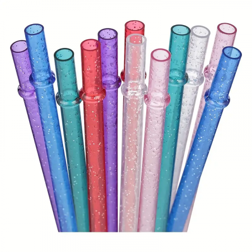 Glitter Plastic straws mix pack