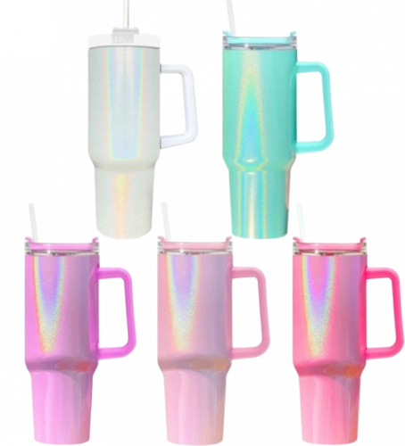 40oz Shimmer Sublimation Stanley Tumbler