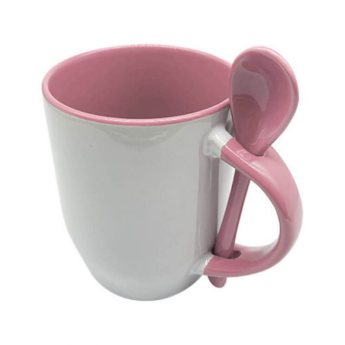 Sublimation Mug with spoon