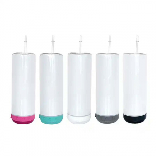 Bluetooth speaker 20oz Straight Tumbler
