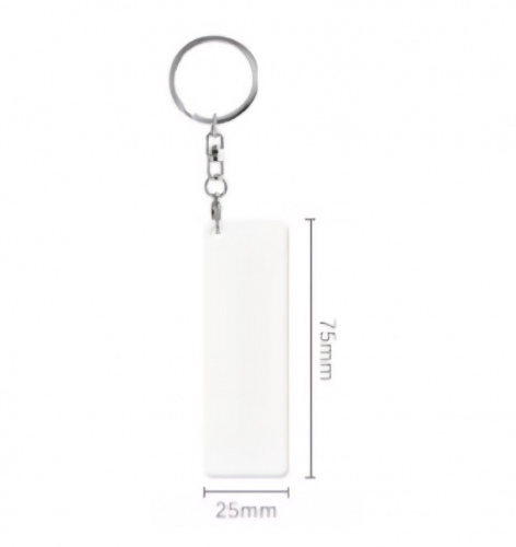 Aluminium Number plate keyring