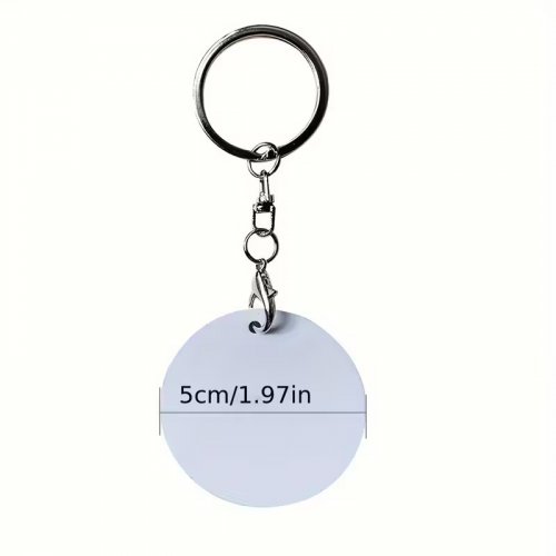 Aluminium Round keyring